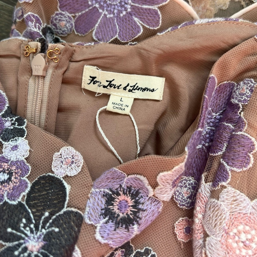 NWT For Love and Lemons Posy Embroidered Dress - Picture 7 of 7